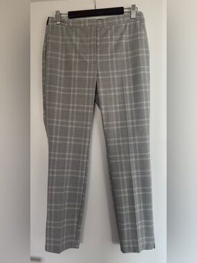 BNWOT Zara Beige Plaid Ankle Pants | Career Office Trousers Size Large